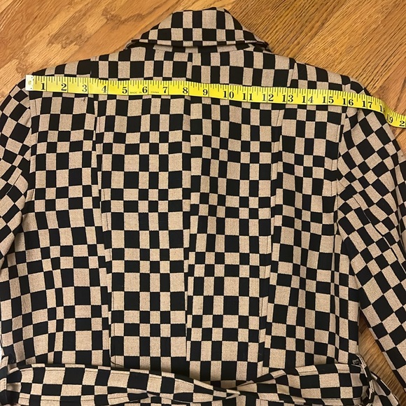 Bebe Wool Belted Trench Coat with Lining. - Picture 15 of 16